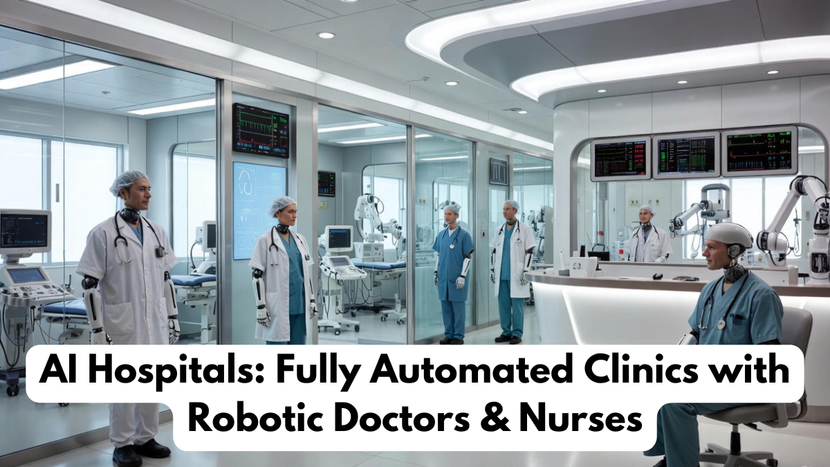 AI Hospitals: Fully Automated Clinics with Robotic Doctors & Nurses
