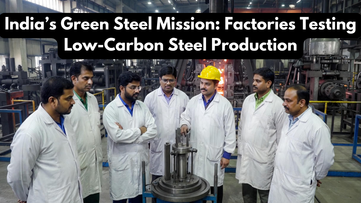 India’s Green Steel Mission: Factories Testing Low-Carbon Steel Production