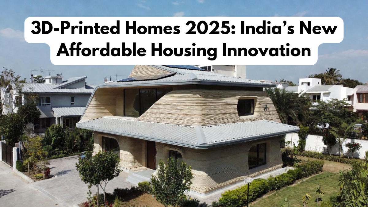 3D-Printed Homes 2025: India’s New Affordable Housing Innovation