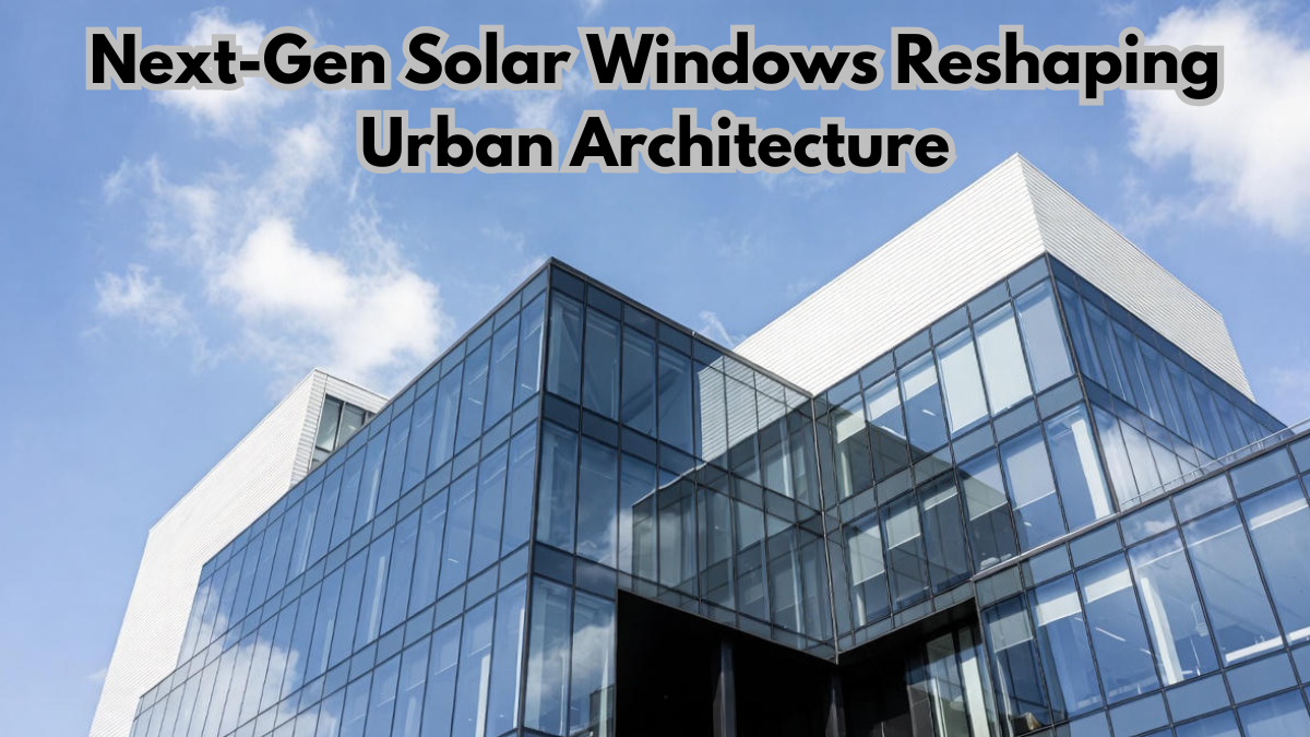 Next-Gen Solar Windows Reshaping Urban Architecture