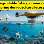 How biodegradable fishing drones could assist in restoring damaged coral ecosystems
