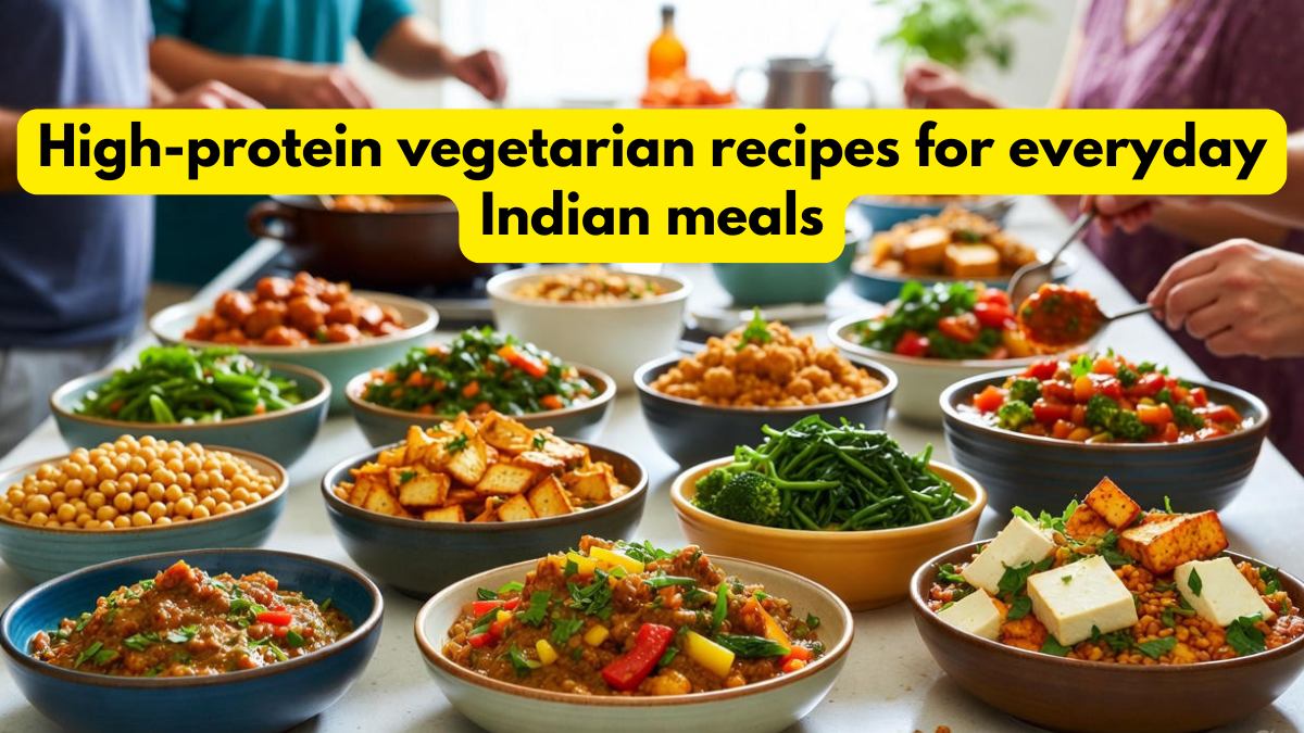 High-protein vegetarian recipes for everyday Indian meals