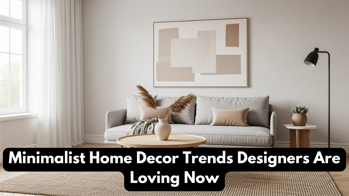Minimalist Home Decor Trends Designers Are Loving Now