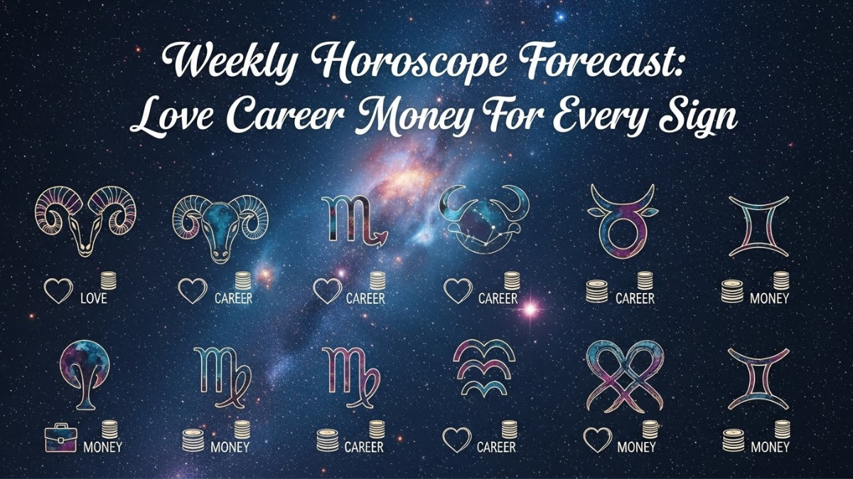 Weekly Horoscope Forecast: Love Career Money For Every Sign