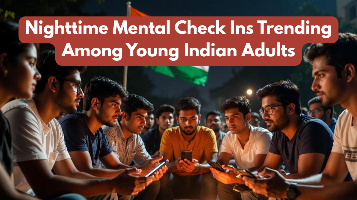 Nighttime Mental Check Ins Trending Among Young Indian Adults