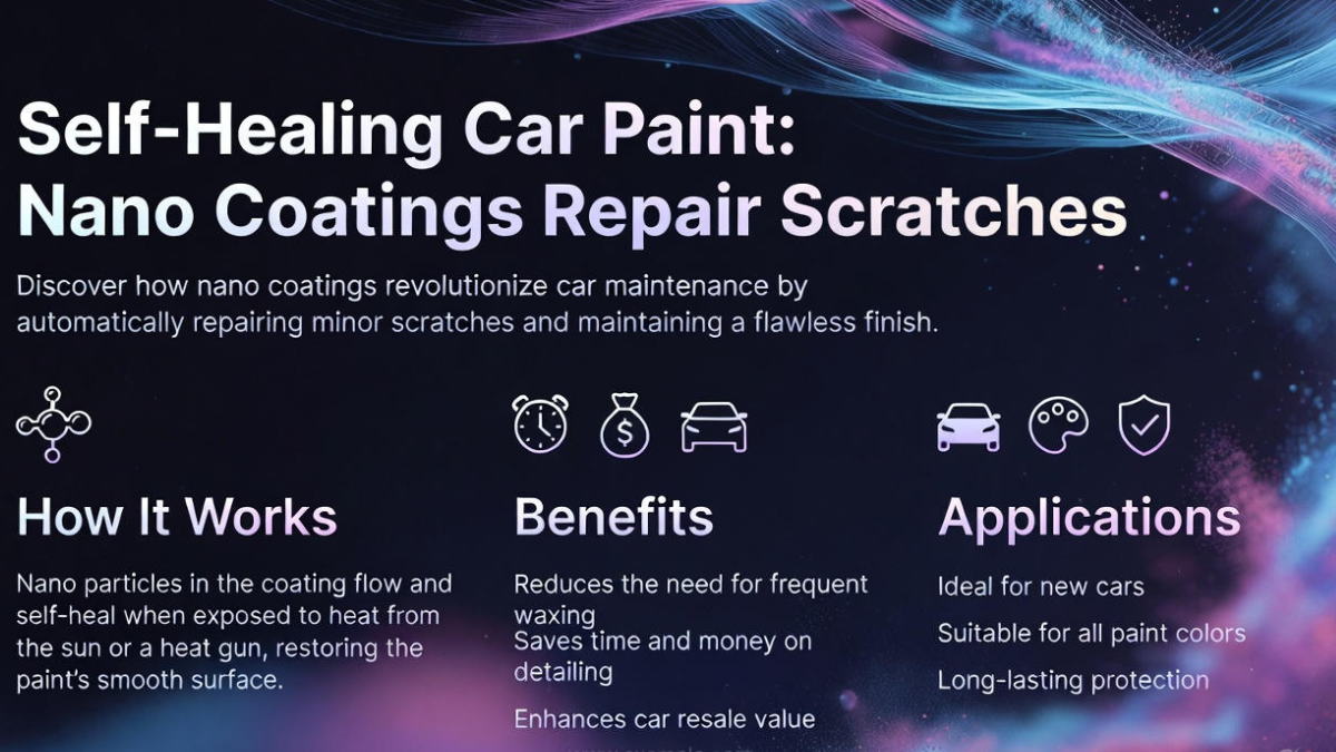 Self-Healing Car Paint: Nano Coatings Repair Scratches