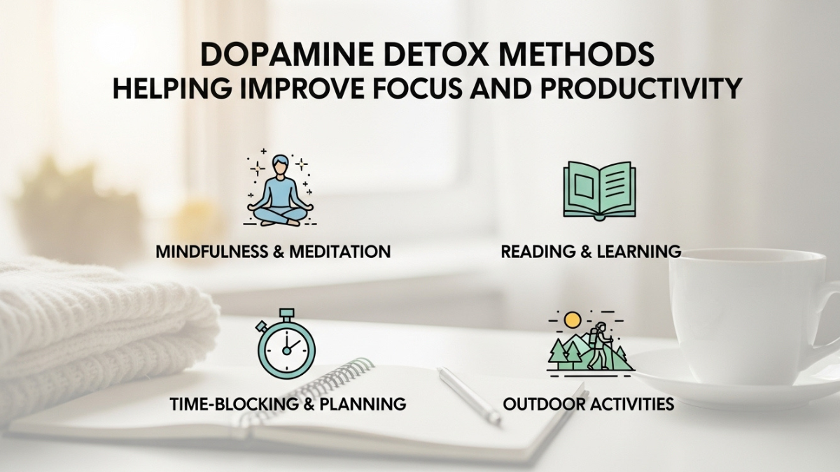 Dopamine Detox Methods Helping Improve Focus and Productivity