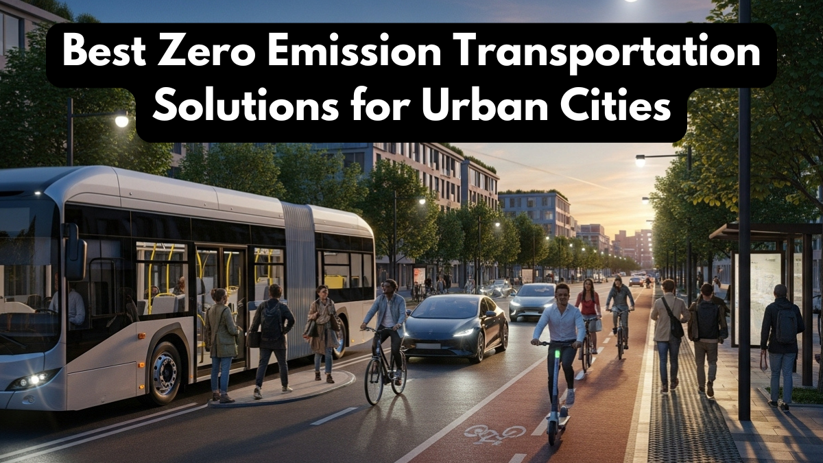 Best Zero Emission Transportation Solutions for Urban Cities