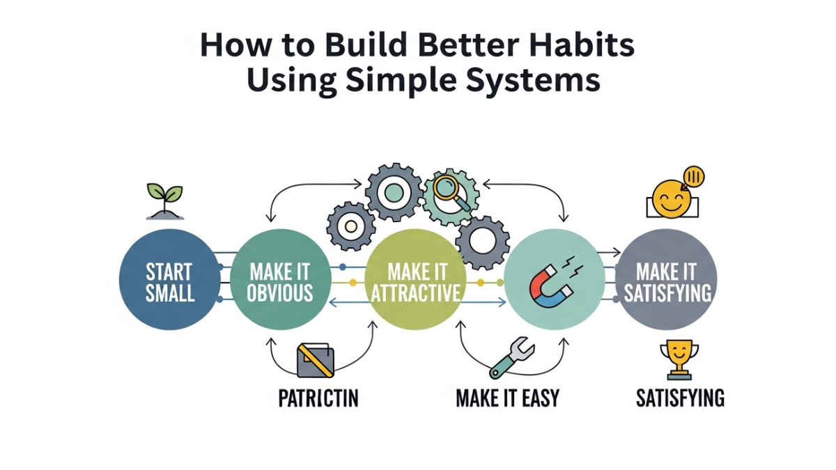 How to Build Better Habits Using Simple Systems