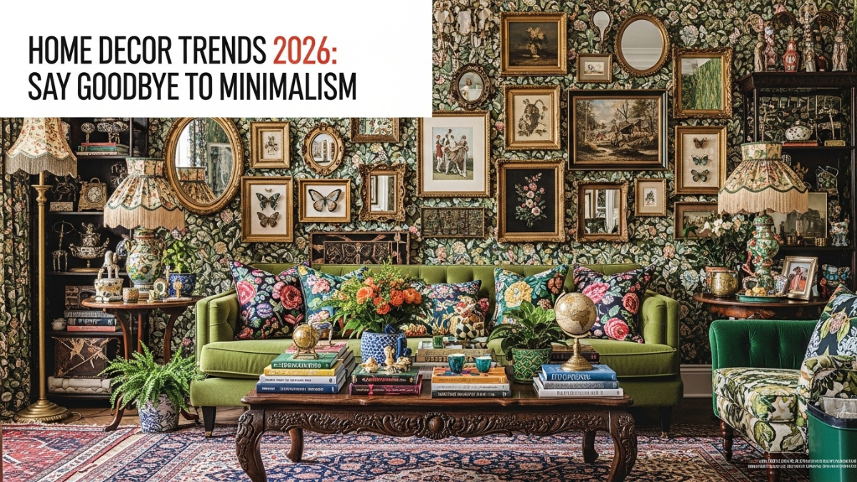 Home Decor Trends 2026: Say Goodbye to Minimalism